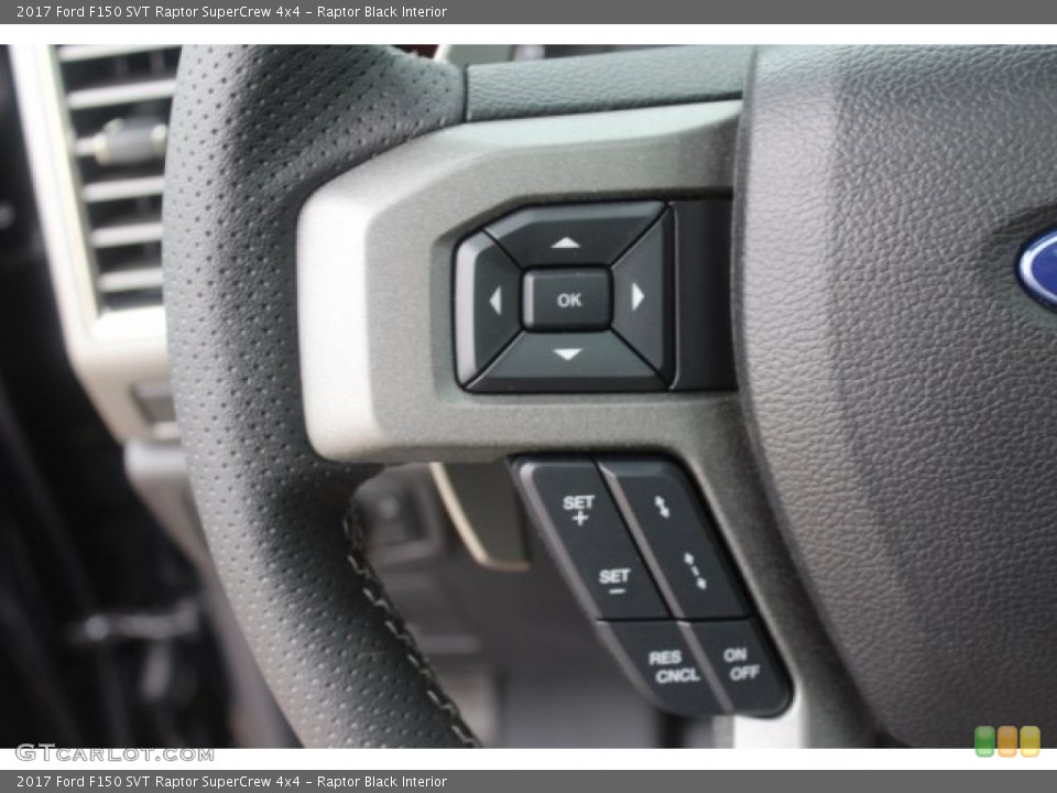 Raptor Black Interior Controls for the 2017 Ford F150 SVT Raptor SuperCrew 4x4 #120417953