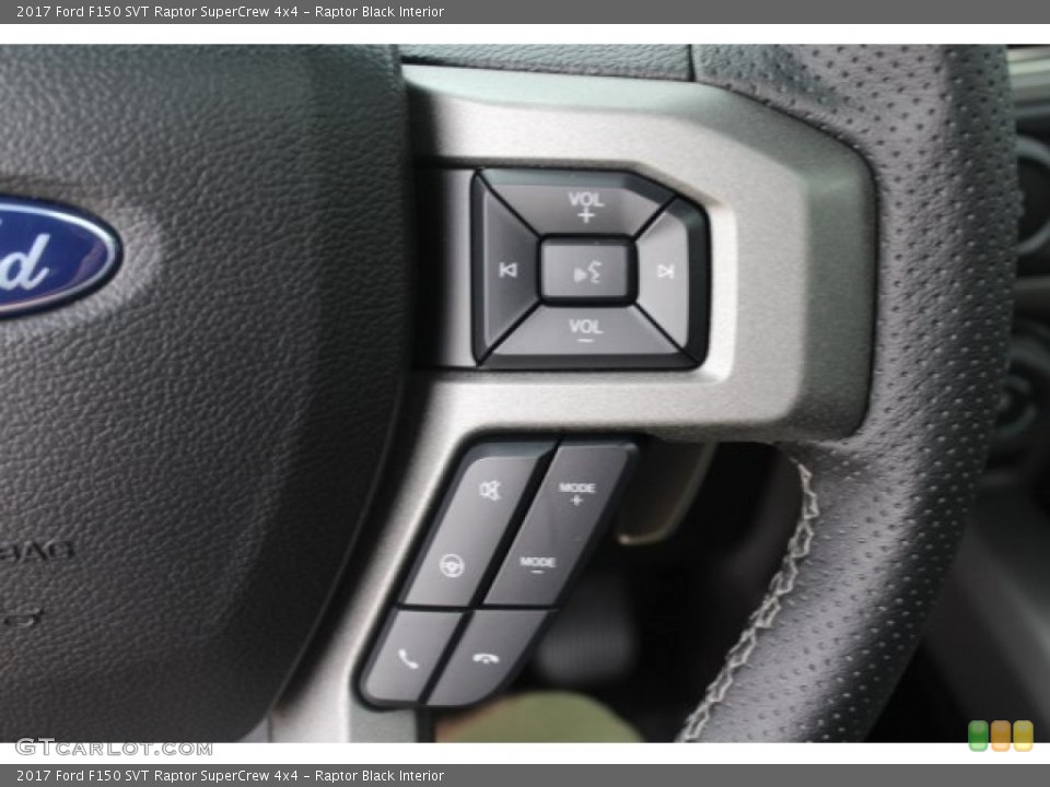 Raptor Black Interior Controls for the 2017 Ford F150 SVT Raptor SuperCrew 4x4 #120417974