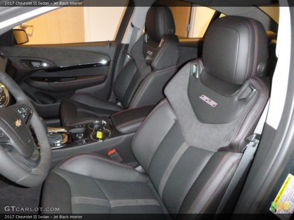 Jet Black Interior Front Seat for the 2017 Chevrolet SS Sedan #120427165