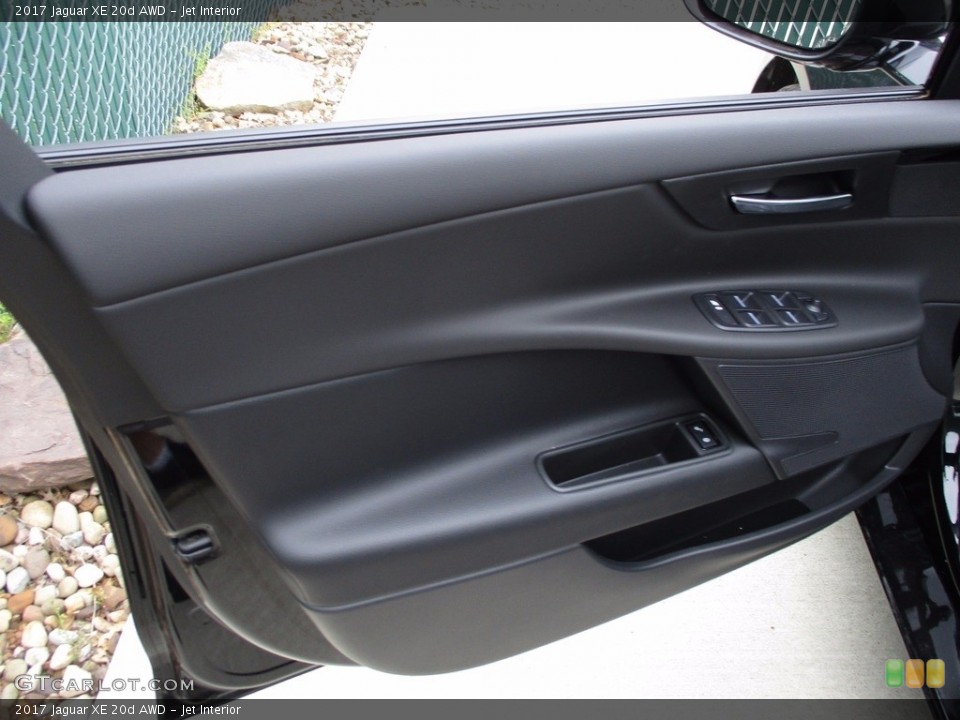 Jet Interior Door Panel for the 2017 Jaguar XE 20d AWD #120429256