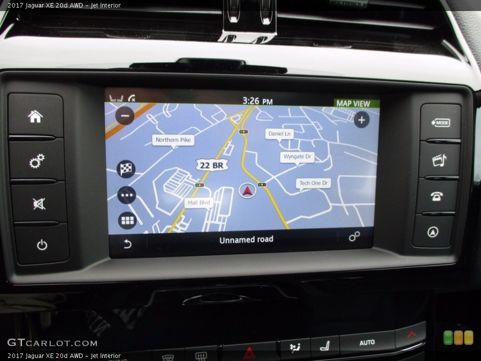 Jet Interior Navigation for the 2017 Jaguar XE 20d AWD #120429418