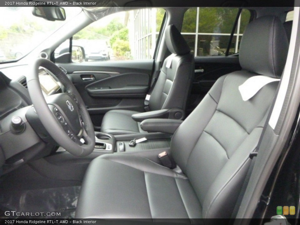Black Interior Photo for the 2017 Honda Ridgeline RTL-T AWD #120430555