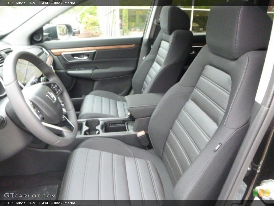 Black Interior Photo for the 2017 Honda CR-V EX AWD #120431209
