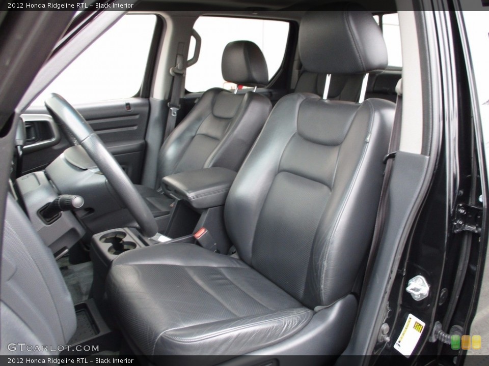 Black Interior Front Seat for the 2012 Honda Ridgeline RTL #120433234
