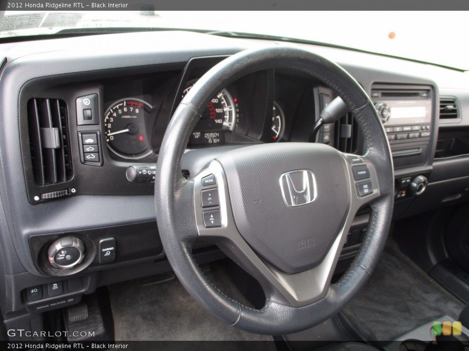 Black Interior Dashboard for the 2012 Honda Ridgeline RTL #120433288