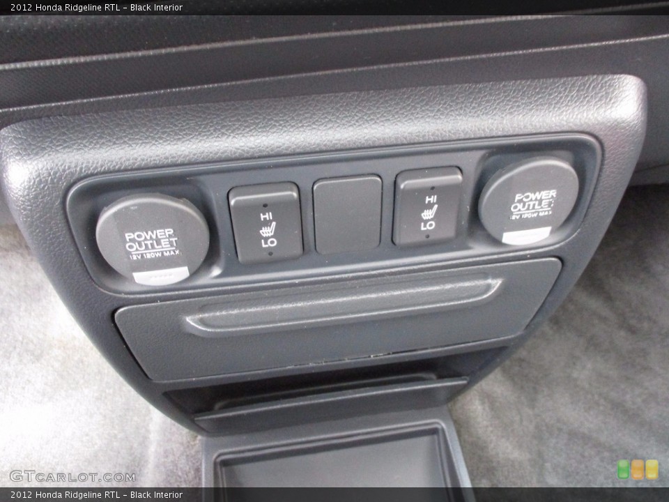 Black Interior Controls for the 2012 Honda Ridgeline RTL #120433348
