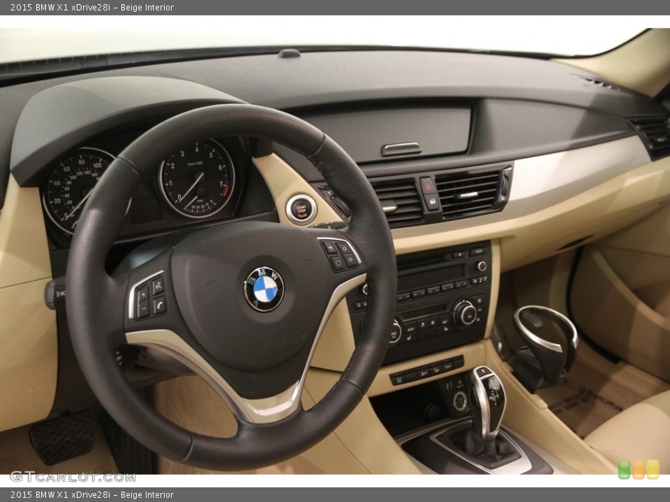 Beige Interior Dashboard for the 2015 BMW X1 xDrive28i #120433522