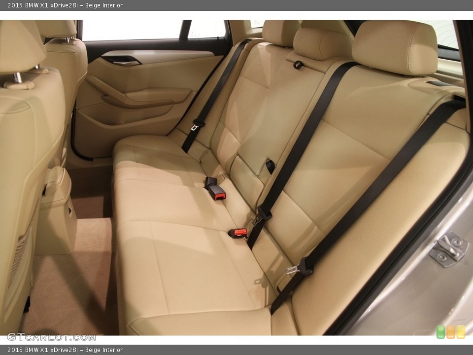 Beige Interior Rear Seat for the 2015 BMW X1 xDrive28i #120433765