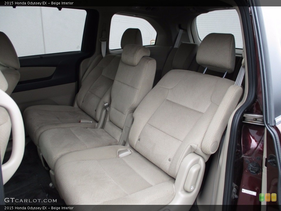 Beige Interior Rear Seat for the 2015 Honda Odyssey EX #120436069