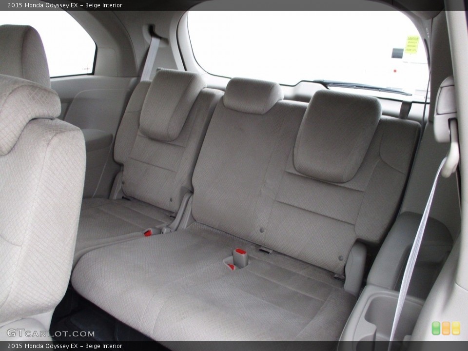 Beige Interior Rear Seat for the 2015 Honda Odyssey EX #120436096