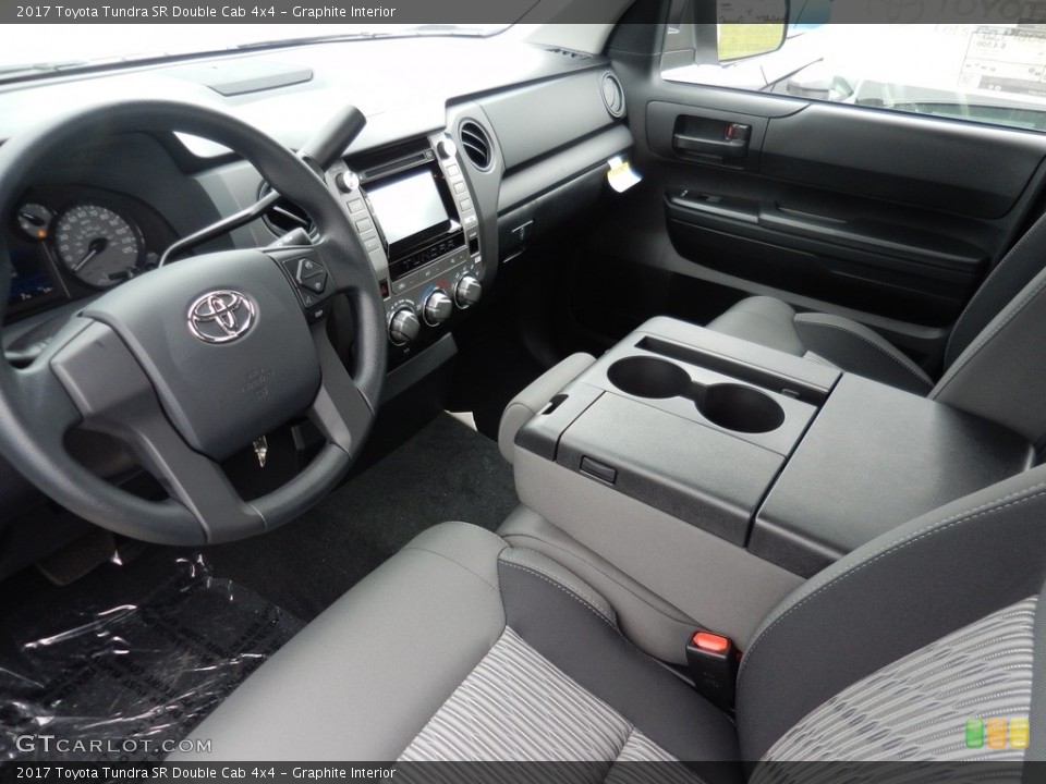 Graphite Interior Photo for the 2017 Toyota Tundra SR Double Cab 4x4 #120438235