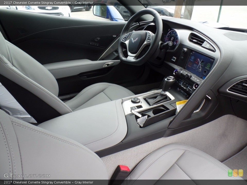Gray Interior Dashboard for the 2017 Chevrolet Corvette Stingray Convertible #120442477