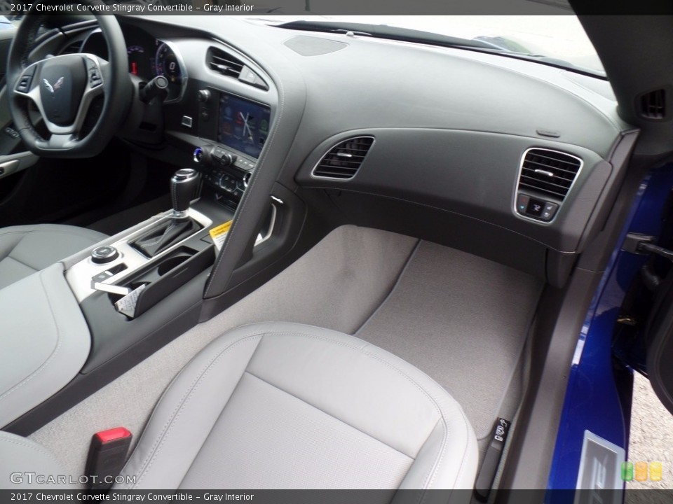 Gray Interior Front Seat for the 2017 Chevrolet Corvette Stingray Convertible #120442498