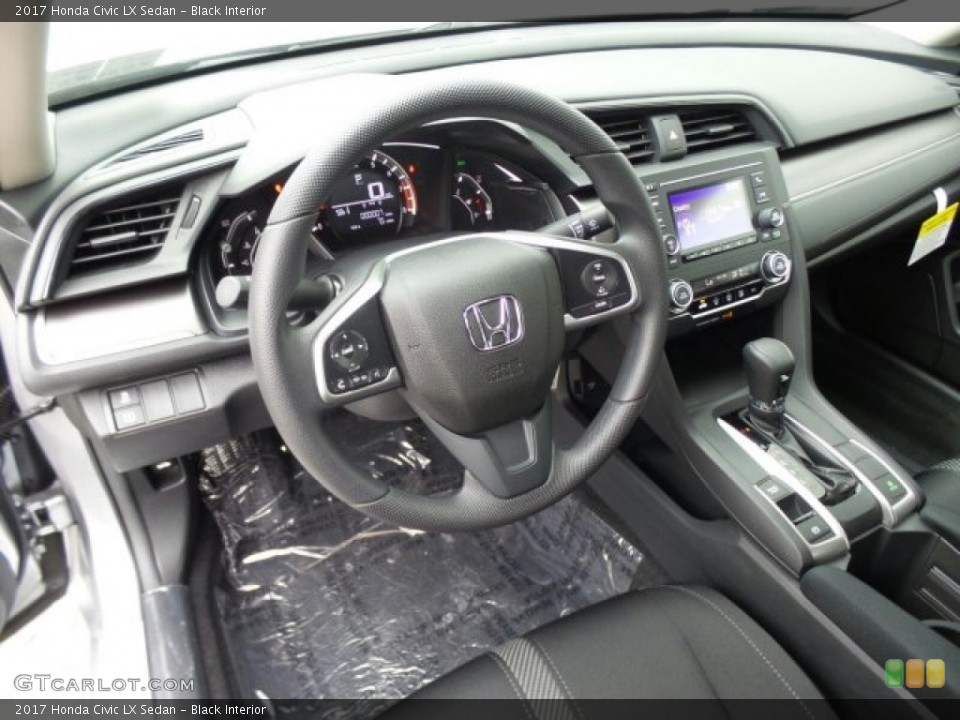 Black Interior Photo for the 2017 Honda Civic LX Sedan #120451280