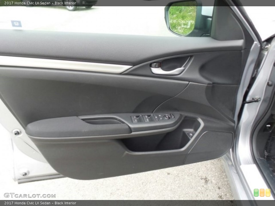 Black Interior Door Panel for the 2017 Honda Civic LX Sedan #120451382