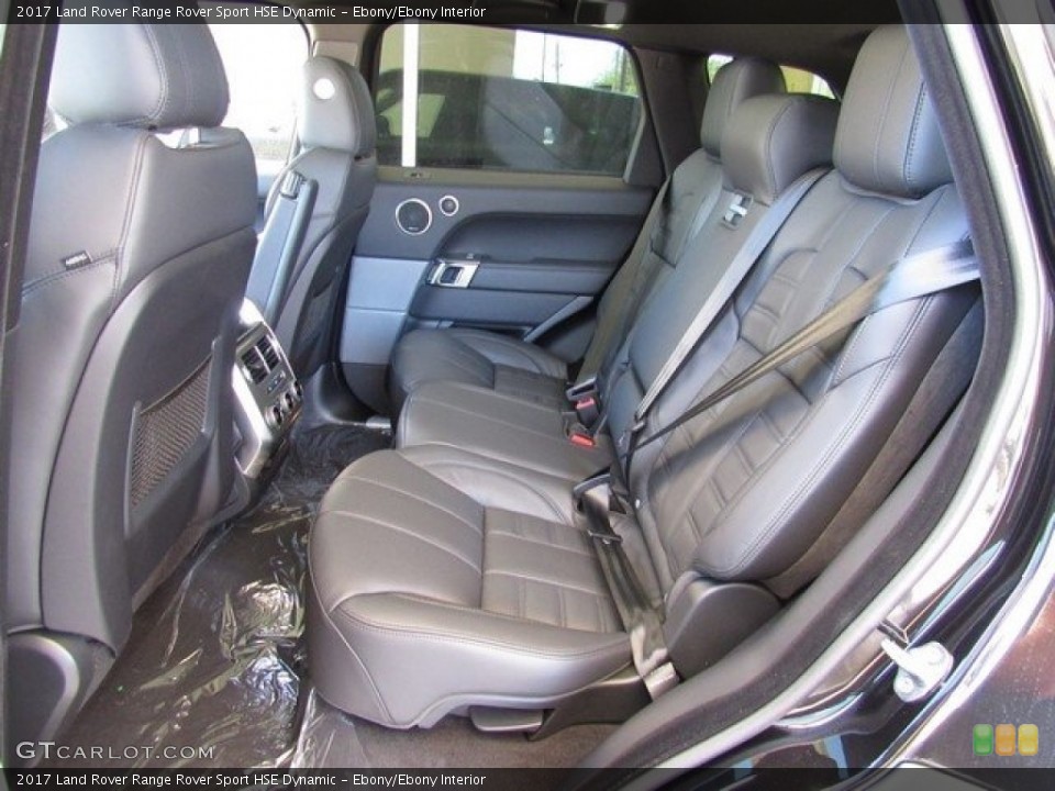 Ebony/Ebony Interior Rear Seat for the 2017 Land Rover Range Rover Sport HSE Dynamic #120451706