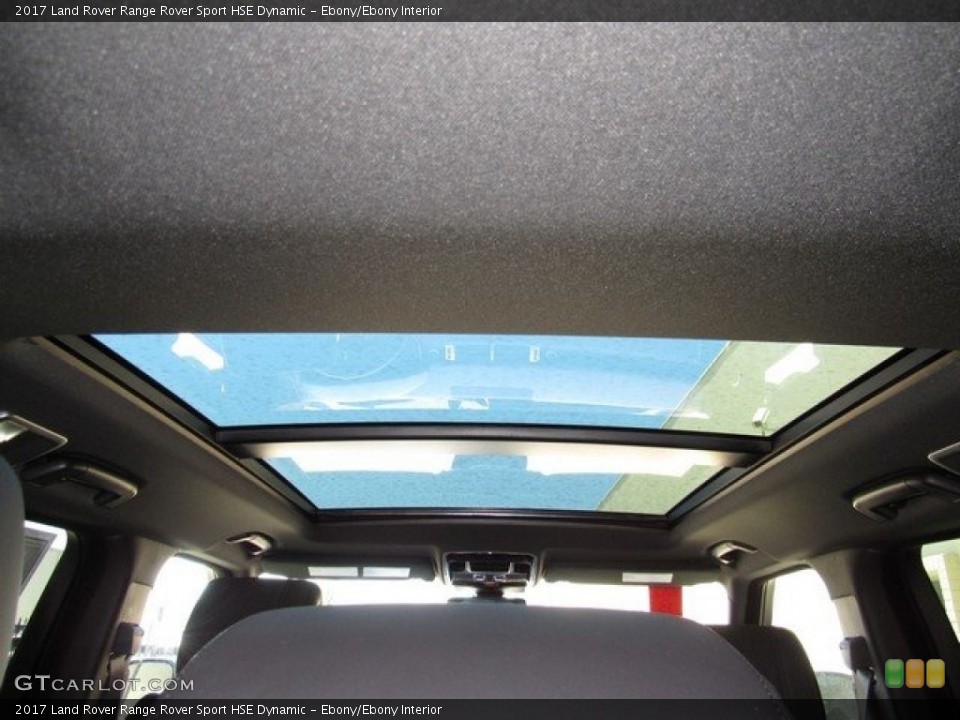 Ebony/Ebony Interior Sunroof for the 2017 Land Rover Range Rover Sport HSE Dynamic #120451940