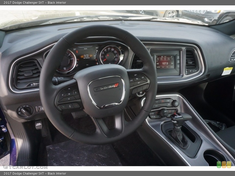 Black Interior Dashboard for the 2017 Dodge Challenger SXT #120452651