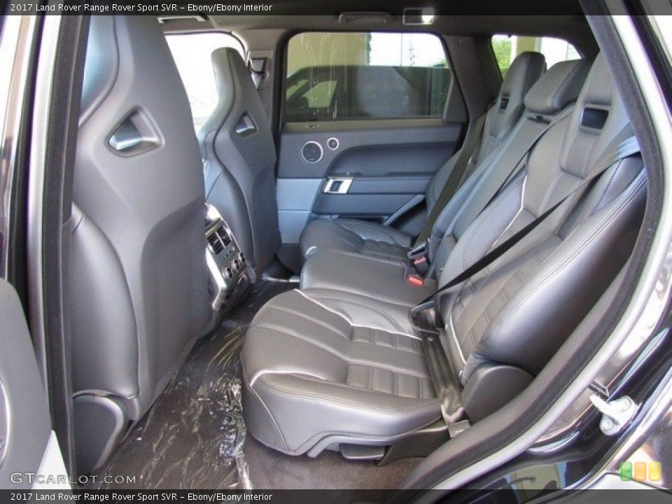 Ebony/Ebony Interior Rear Seat for the 2017 Land Rover Range Rover Sport SVR #120453005