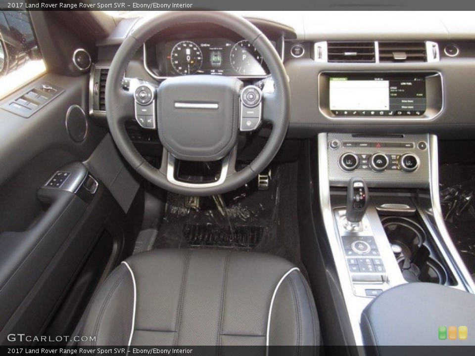 Ebony/Ebony Interior Dashboard for the 2017 Land Rover Range Rover Sport SVR #120453191