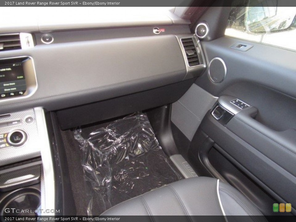 Ebony/Ebony Interior Dashboard for the 2017 Land Rover Range Rover Sport SVR #120453209