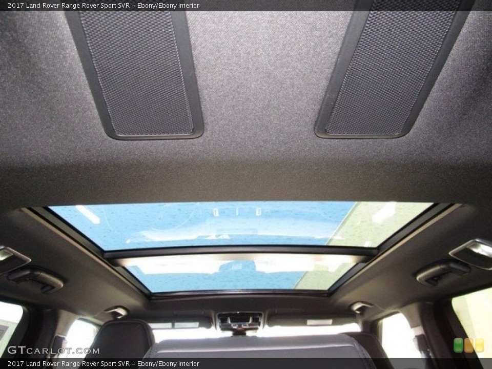 Ebony/Ebony Interior Sunroof for the 2017 Land Rover Range Rover Sport SVR #120453278