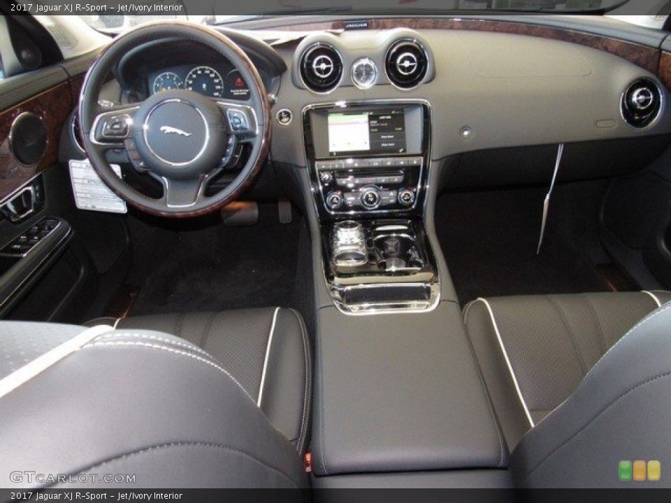 Jet/Ivory Interior Dashboard for the 2017 Jaguar XJ R-Sport #120453482