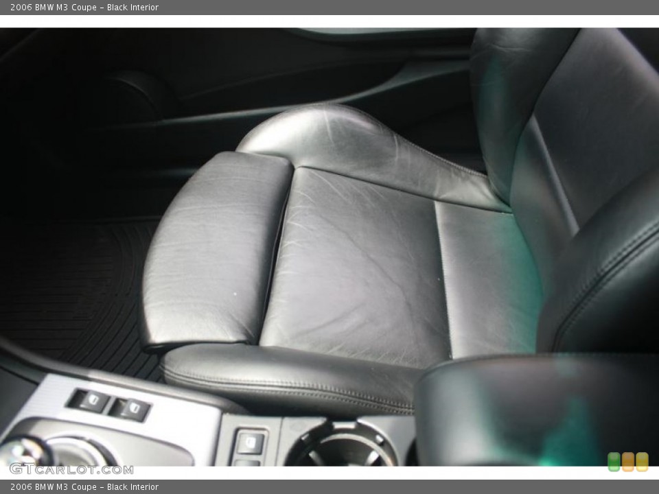 Black Interior Front Seat for the 2006 BMW M3 Coupe #120454721
