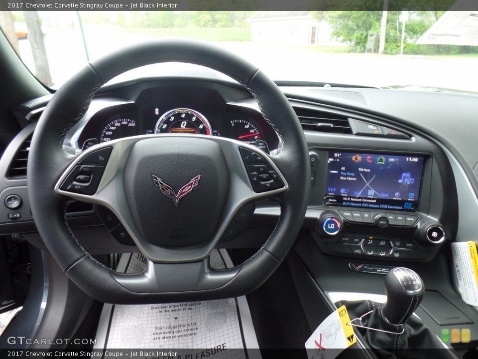 Jet Black Interior Dashboard for the 2017 Chevrolet Corvette Stingray Coupe #120454856