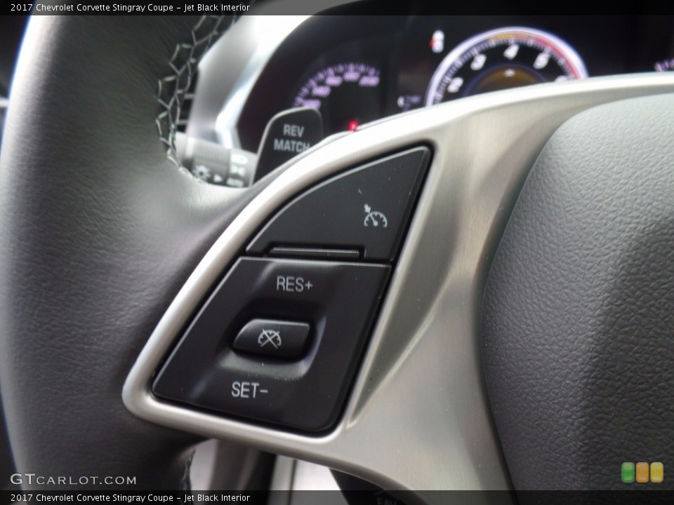 Jet Black Interior Controls for the 2017 Chevrolet Corvette Stingray Coupe #120454940
