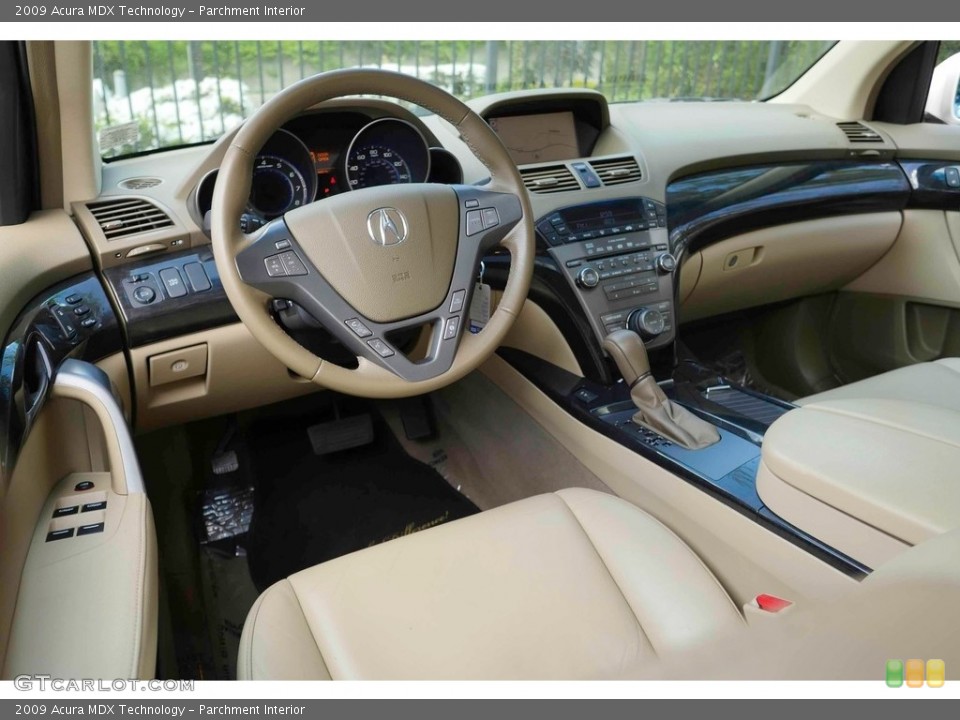 Parchment Interior Photo for the 2009 Acura MDX Technology #120457892