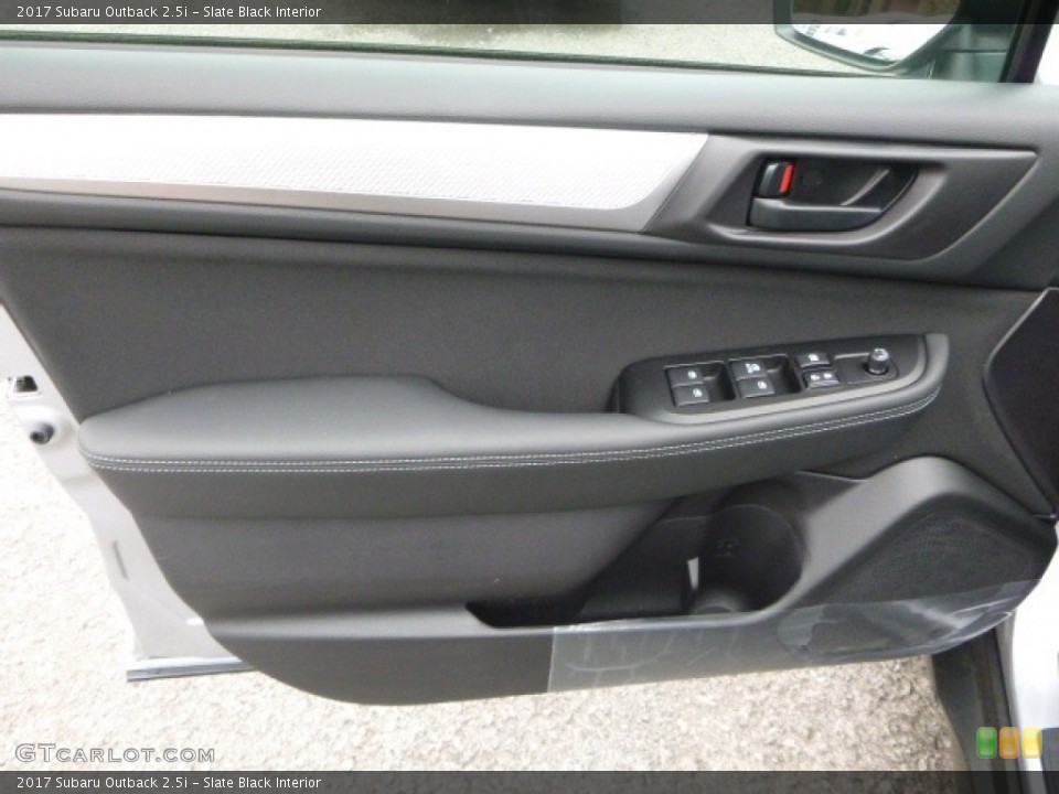 Slate Black Interior Door Panel for the 2017 Subaru Outback 2.5i #120458252
