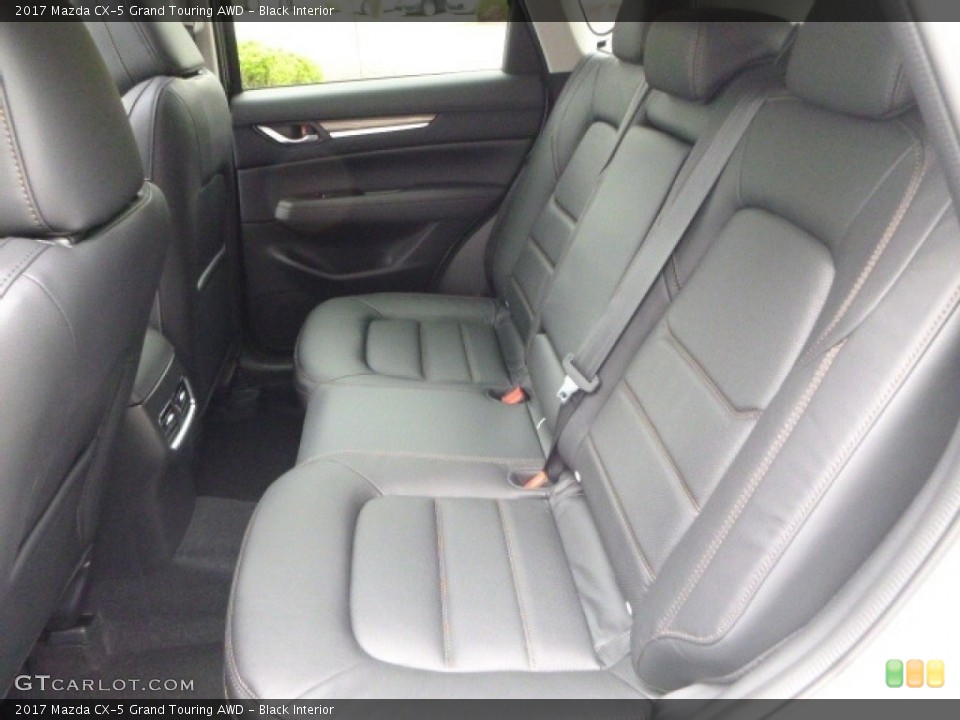 Black Interior Rear Seat for the 2017 Mazda CX-5 Grand Touring AWD #120458714