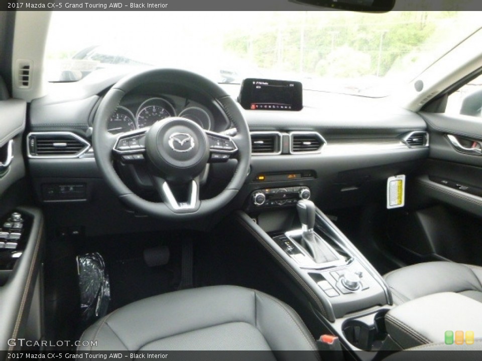Black Interior Dashboard for the 2017 Mazda CX-5 Grand Touring AWD #120458732