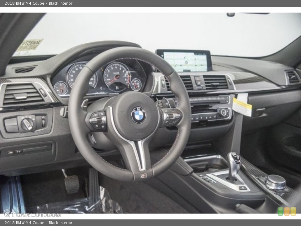 Black Interior Dashboard for the 2018 BMW M4 Coupe #120462596