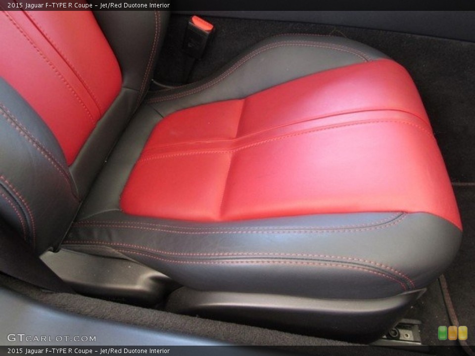 Jet/Red Duotone Interior Front Seat for the 2015 Jaguar F-TYPE R Coupe #120463202