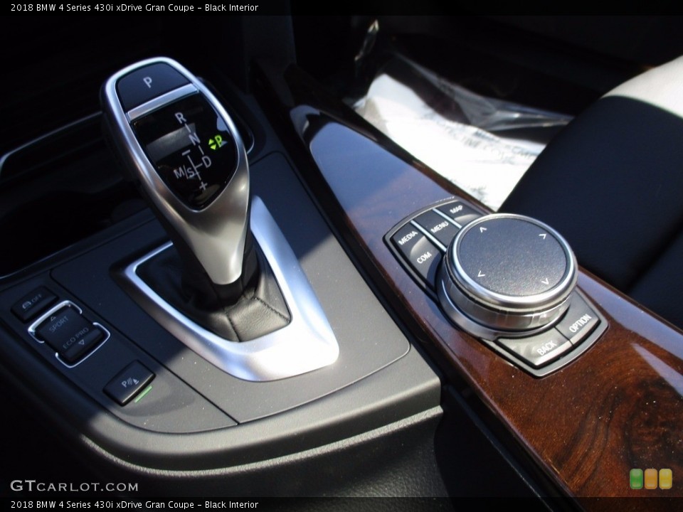 Black Interior Transmission for the 2018 BMW 4 Series 430i xDrive Gran Coupe #120473501
