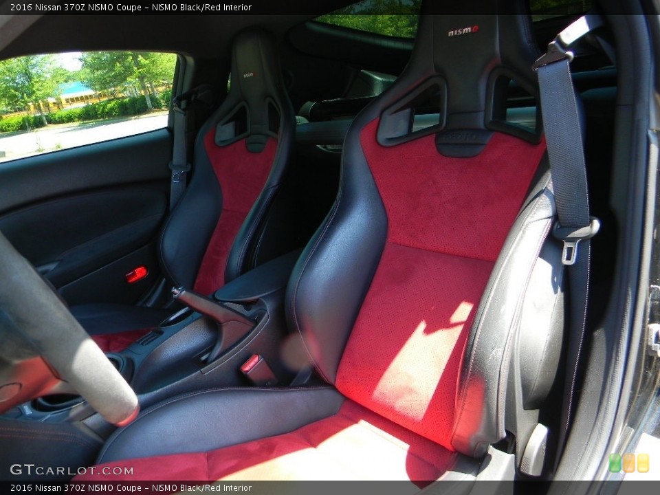 NISMO Black/Red Interior Front Seat for the 2016 Nissan 370Z NISMO Coupe #120482399