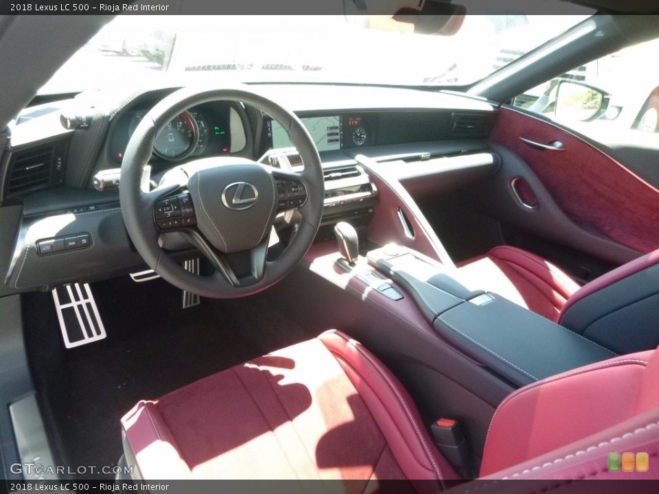 Rioja Red Interior Front Seat for the 2018 Lexus LC 500 #120483563