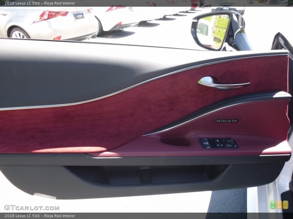 Rioja Red Interior Door Panel for the 2018 Lexus LC 500 #120483581
