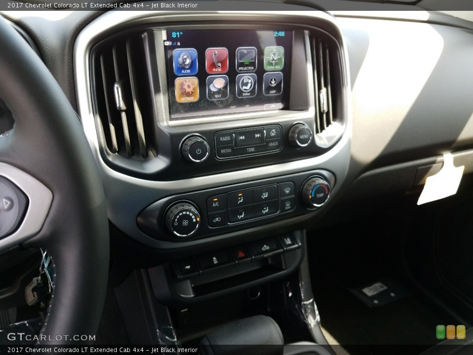 Jet Black Interior Controls for the 2017 Chevrolet Colorado LT Extended Cab 4x4 #120493530