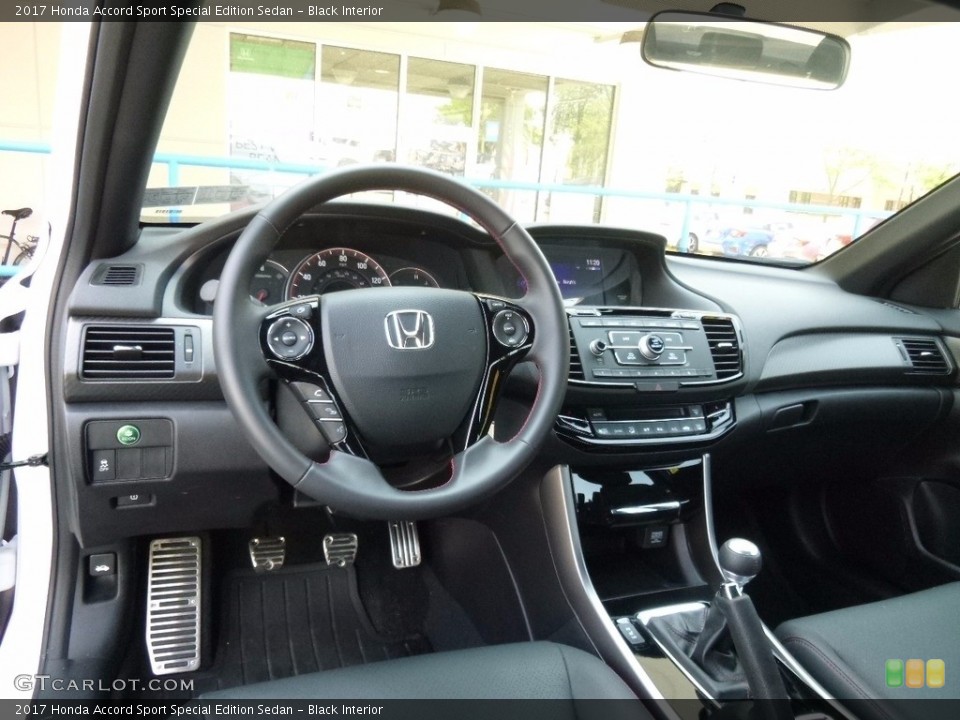 Black Interior Dashboard for the 2017 Honda Accord Sport Special Edition Sedan #120493693