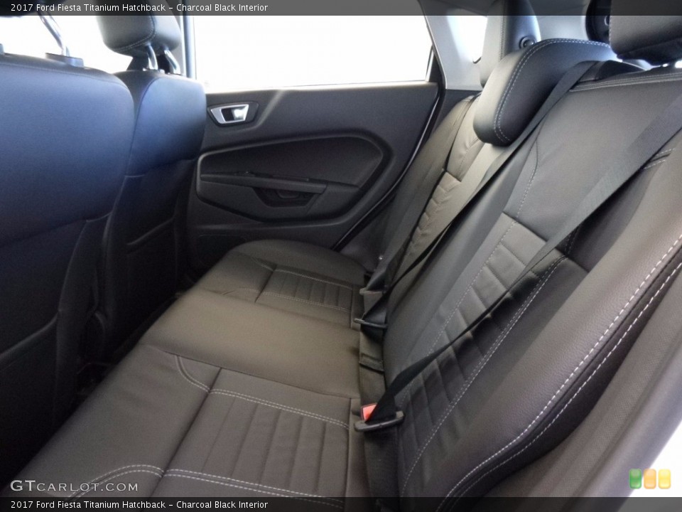 Charcoal Black Interior Rear Seat for the 2017 Ford Fiesta Titanium Hatchback #120505870
