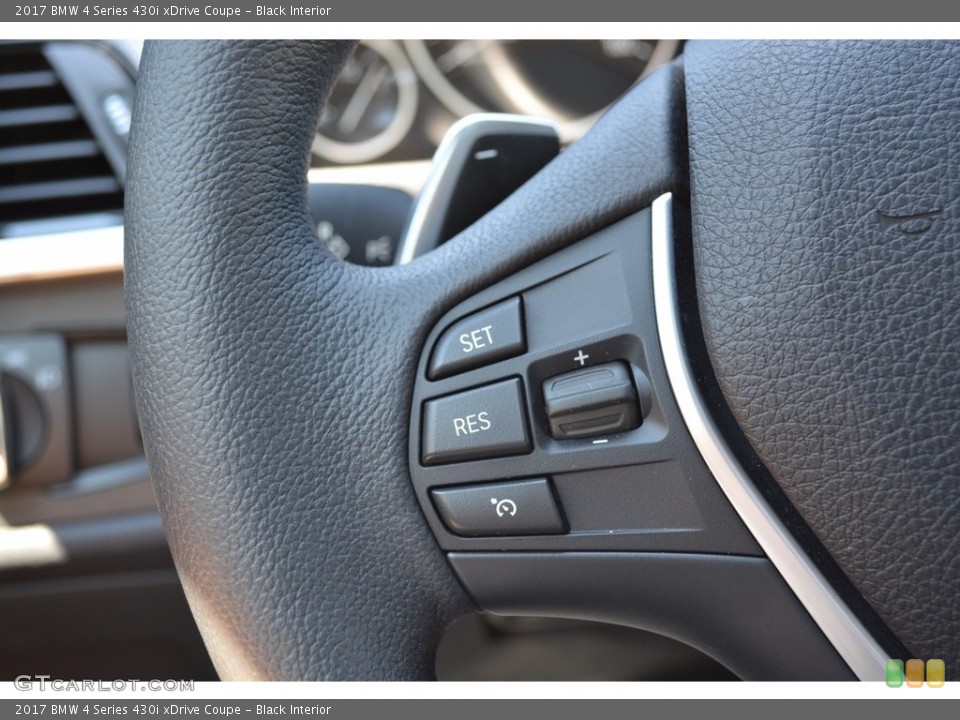 Black Interior Controls for the 2017 BMW 4 Series 430i xDrive Coupe #120517175