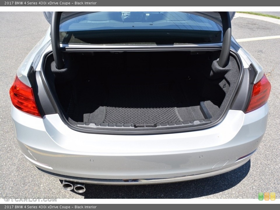 Black Interior Trunk for the 2017 BMW 4 Series 430i xDrive Coupe #120517247