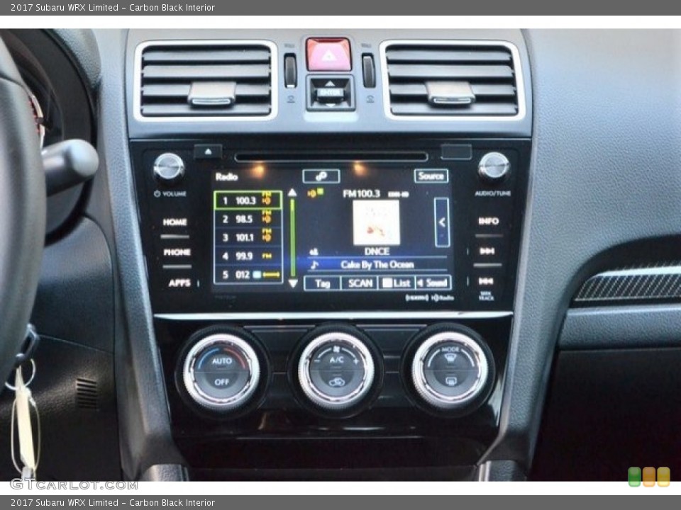 Carbon Black Interior Controls for the 2017 Subaru WRX Limited #120518426