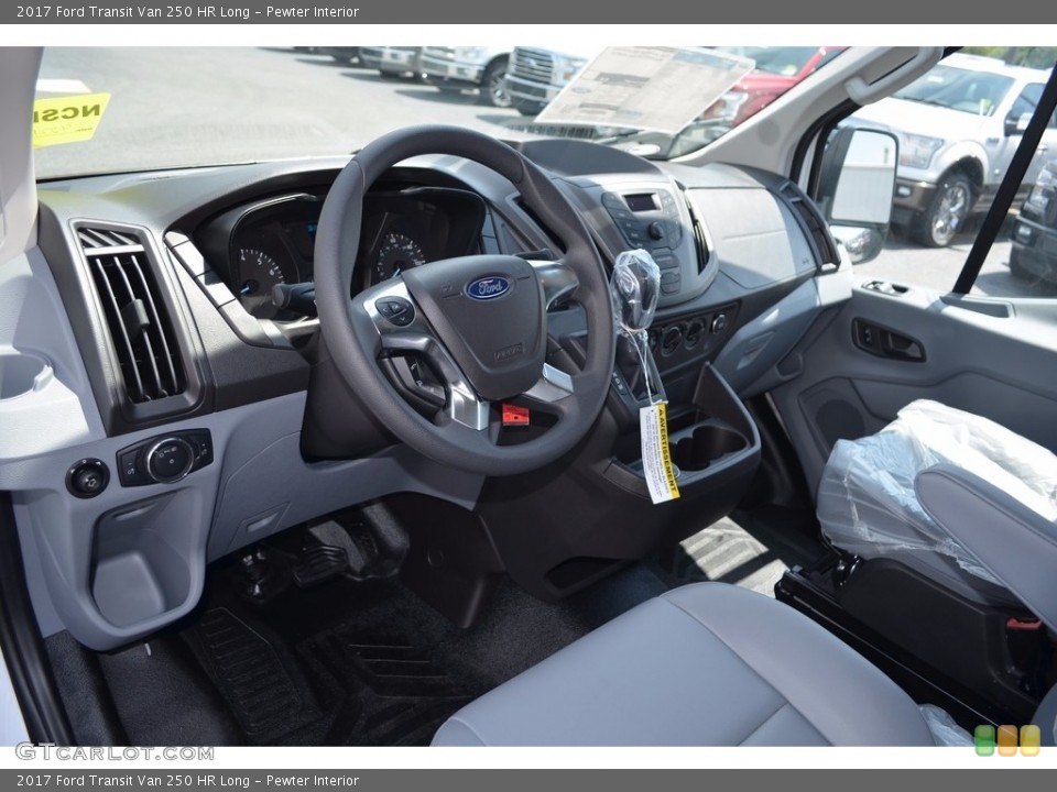 Pewter Interior Prime Interior for the 2017 Ford Transit Van 250 HR Long #120538161