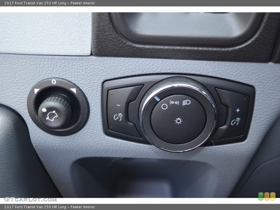 Pewter Interior Controls for the 2017 Ford Transit Van 250 HR Long #120538293