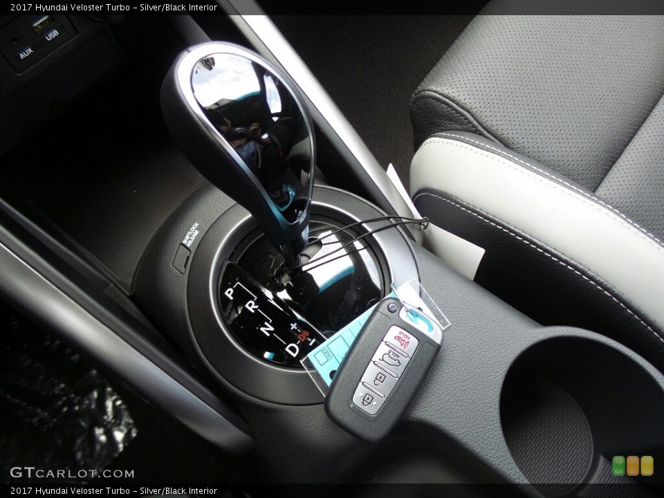 Silver/Black Interior Transmission for the 2017 Hyundai Veloster Turbo #120544212