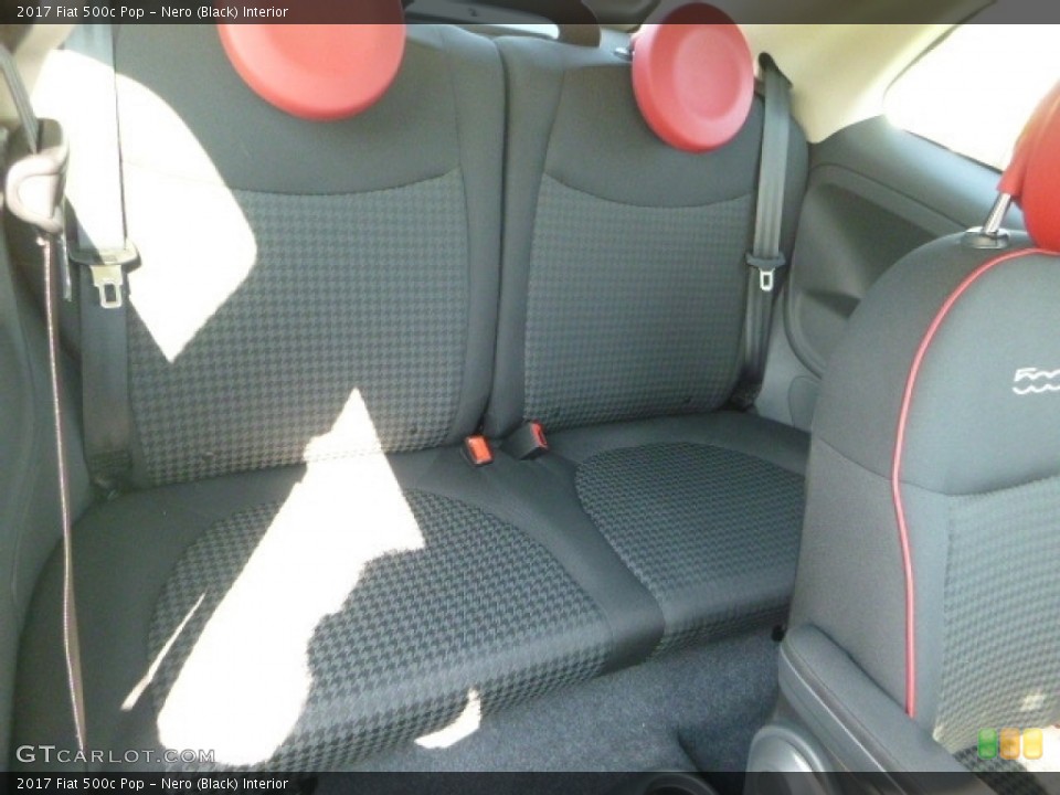 Nero (Black) Interior Rear Seat for the 2017 Fiat 500c Pop #120555072